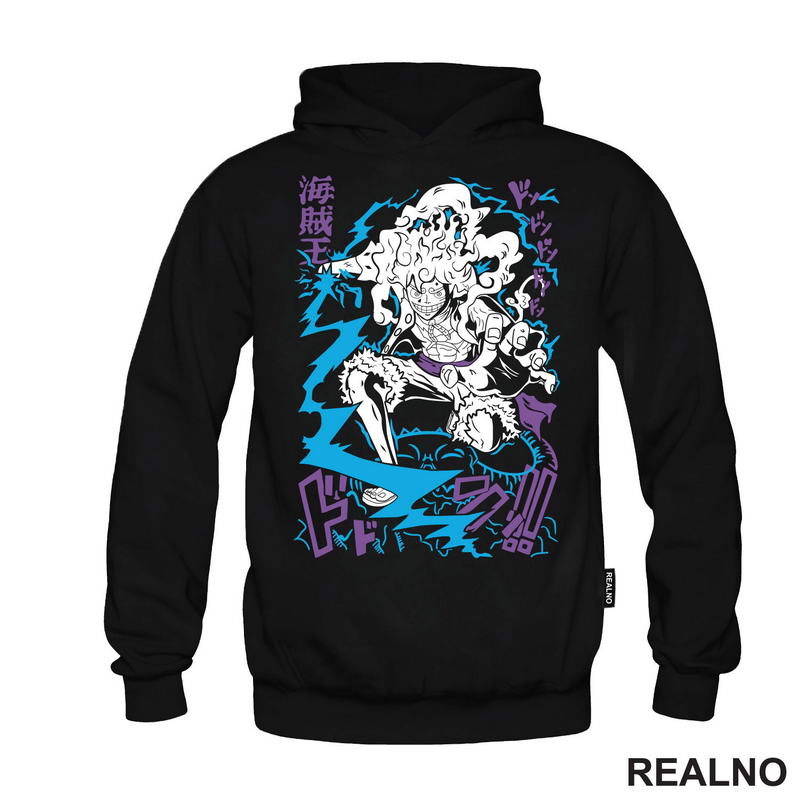 Luffy Gear Fifth Blue And Purple - One Piece