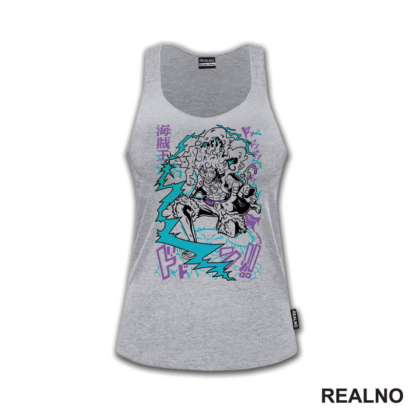 Luffy Gear Fifth Blue And Purple - One Piece