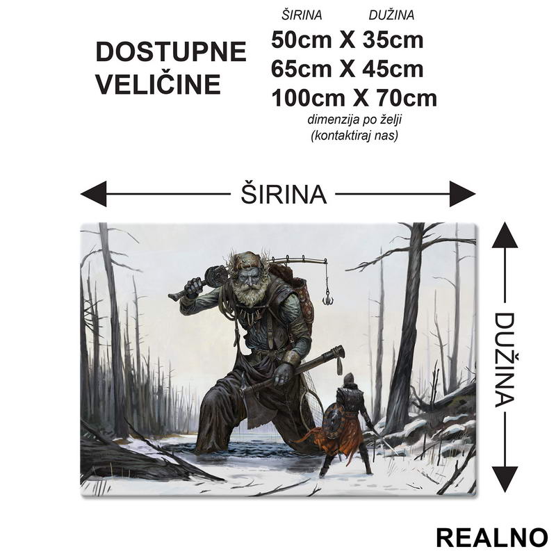 Snowy Woods - Fight - Elden Ring - Podmetač za sto