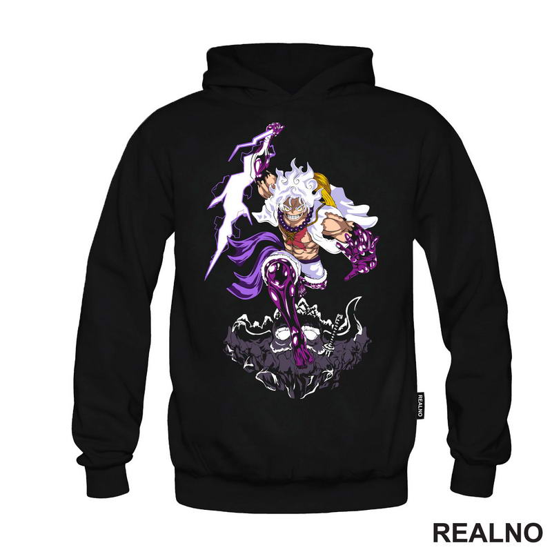 Luffy Gear Fifth - Purple Thunder And Skull - One Piece