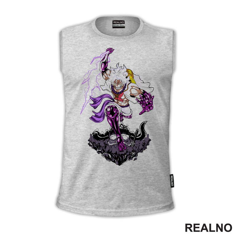 Luffy Gear Fifth - Purple Thunder And Skull - One Piece