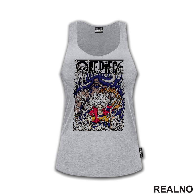 Kaido And Luffy Gear Fifth - One Piece