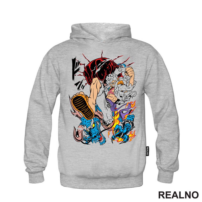 Luffy Gear Fifth Kick - Azure Dragon - One Piece