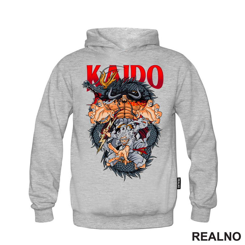 Kaido And Luffy - Black Dragon - One Piece