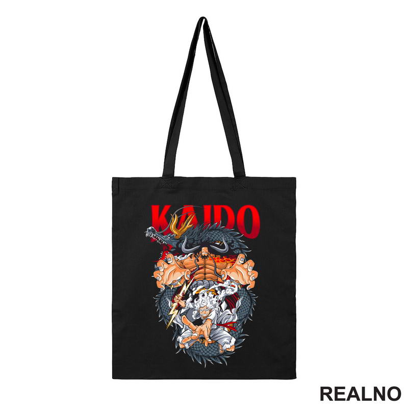 Kaido And Luffy - Black Dragon - One Piece