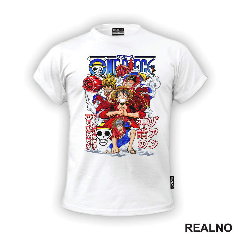 Luffy - Transformations - One Piece