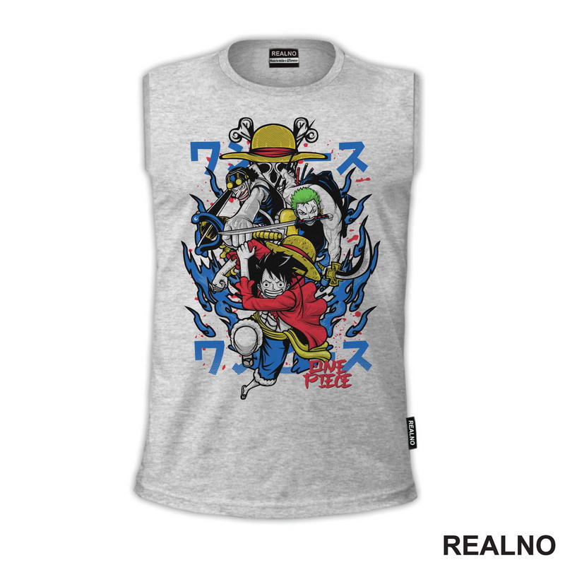 Luffy, Zoro And Usopp - Dots - One Piece