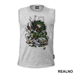 Roronoa Zoro And Green Dragon - One Piece