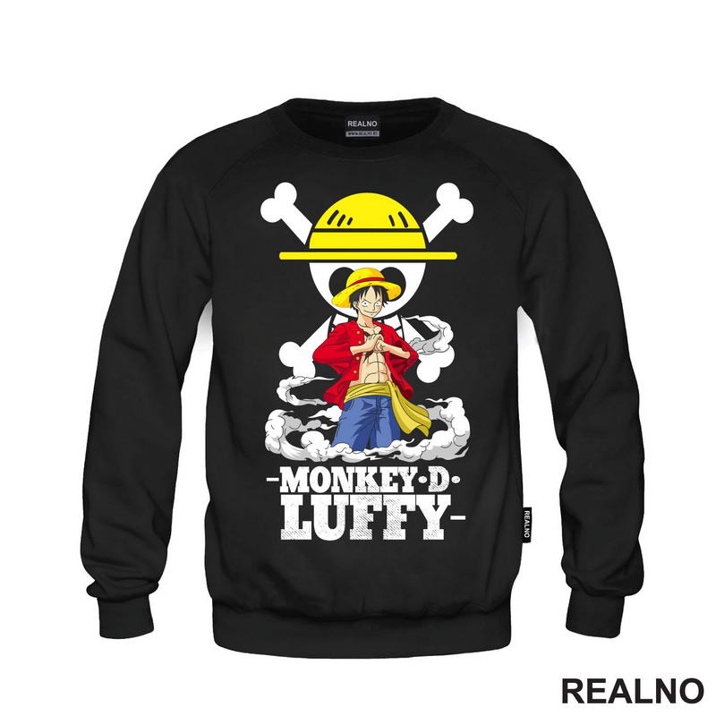 Monkey D. Luffy In Front Of The Skull - One Piece