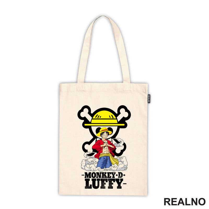 Monkey D. Luffy In Front Of The Skull - One Piece