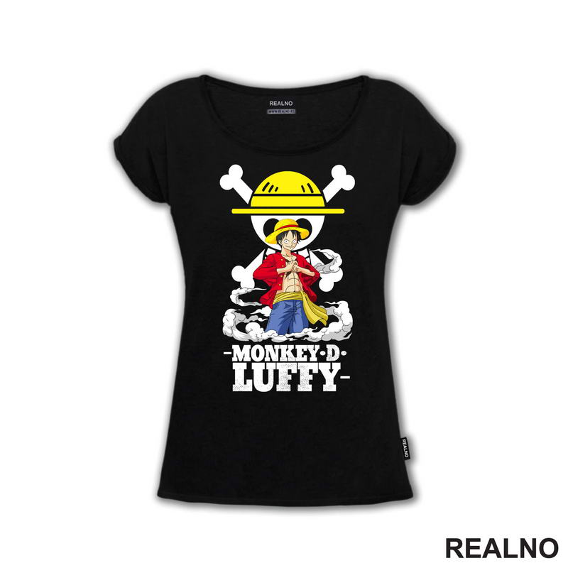 Monkey D. Luffy In Front Of The Skull - One Piece