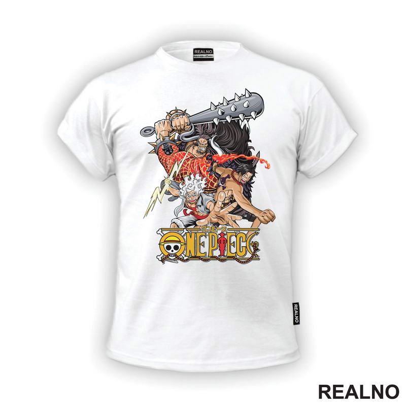 Kaido, Ace And Luffy - One Piece