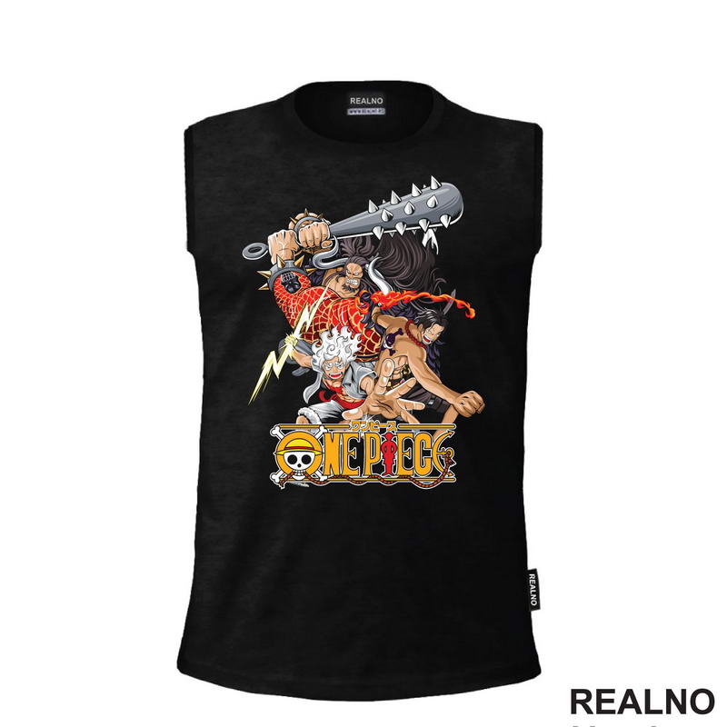 Kaido, Ace And Luffy - One Piece