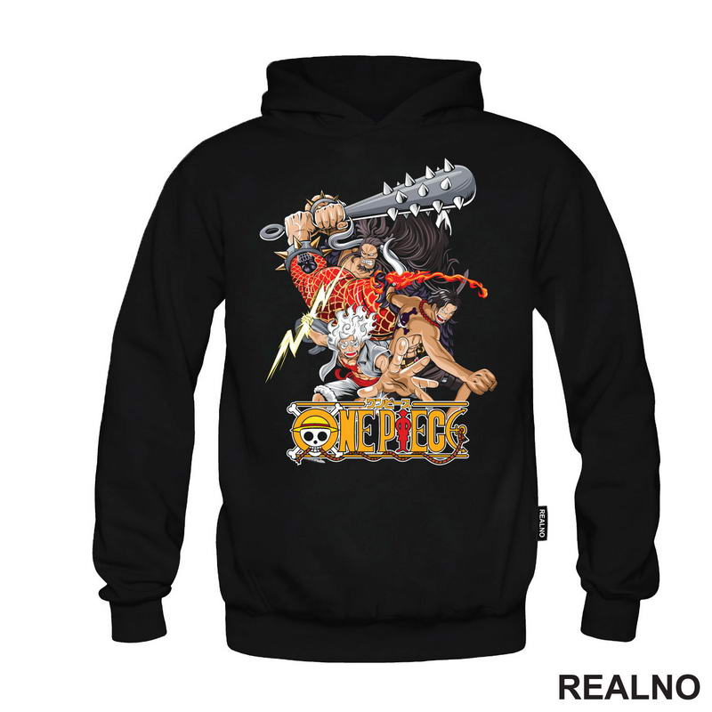 Kaido, Ace And Luffy - One Piece