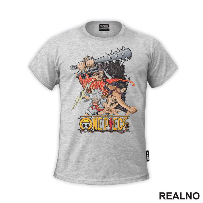 Kaido, Ace And Luffy - One Piece