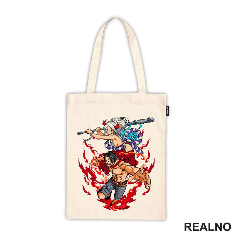 Yamato And Fire Fist Ace - One Piece