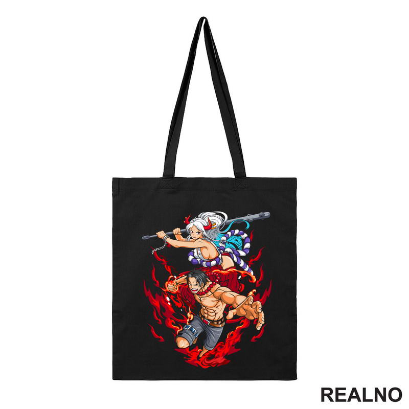Yamato And Fire Fist Ace - One Piece