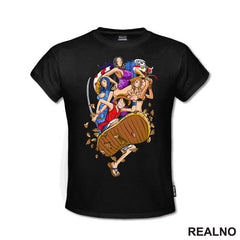 Luffy, Nico, Boa And Nami - One Piece