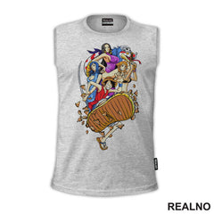 Luffy, Nico, Boa And Nami - One Piece