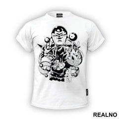 Frieza Standing Above - Goku - Dragon Ball