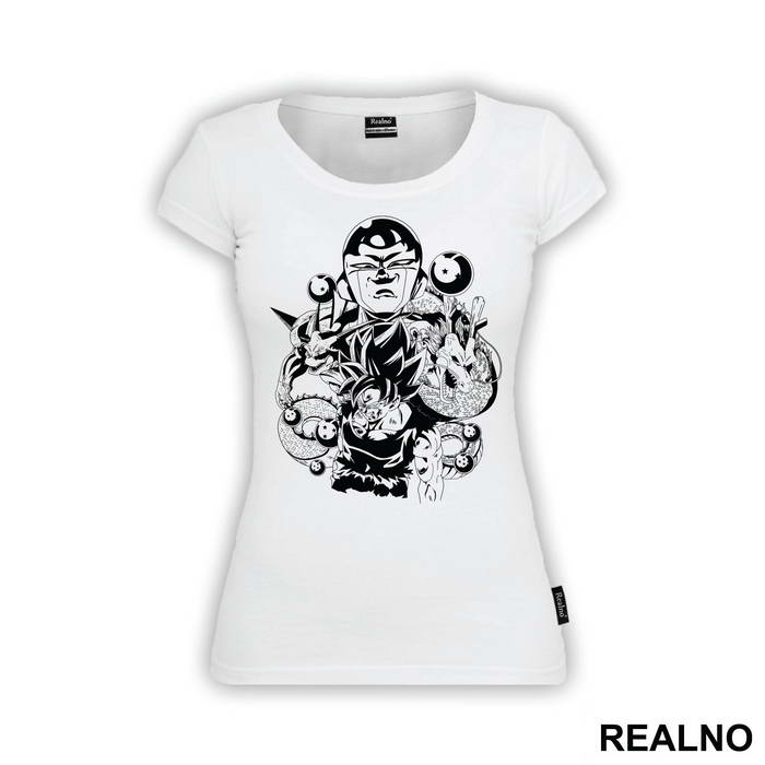 Frieza Standing Above - Goku - Dragon Ball