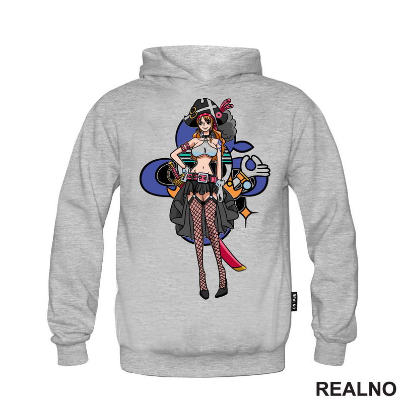 Nami And Skull - One Piece