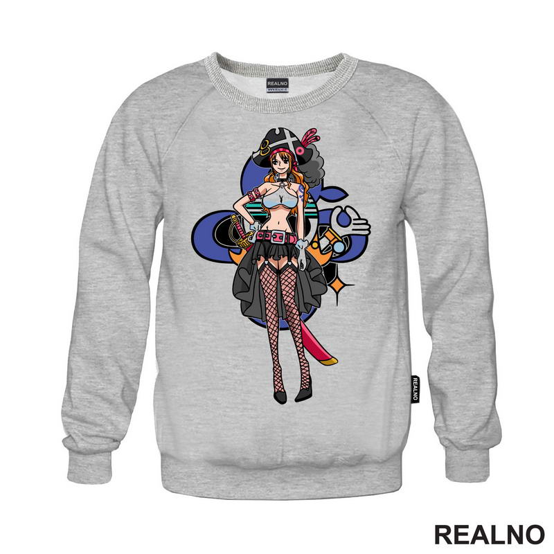 Nami And Skull - One Piece