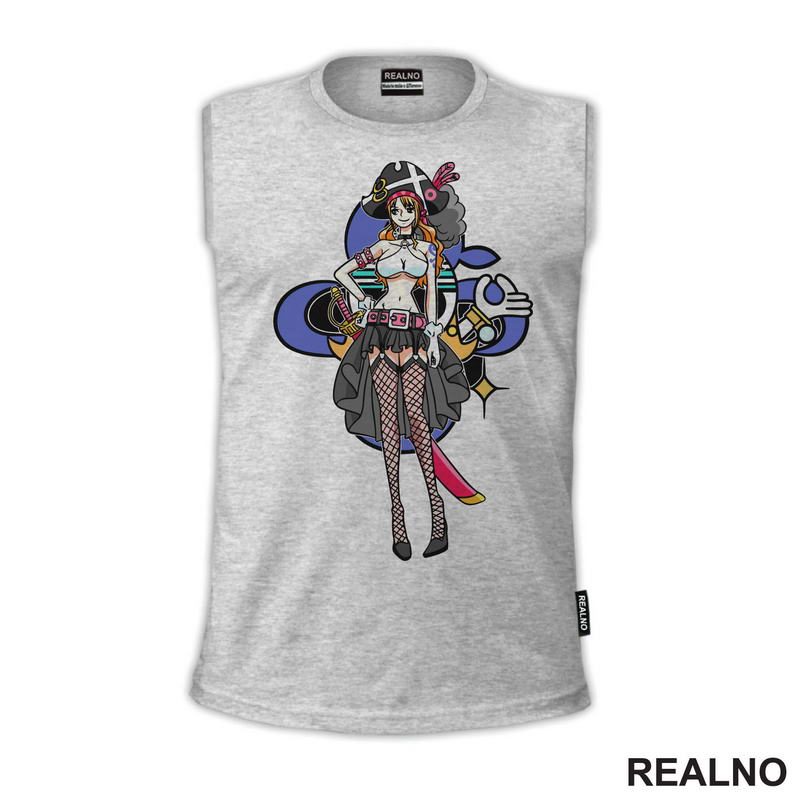 Nami And Skull - One Piece