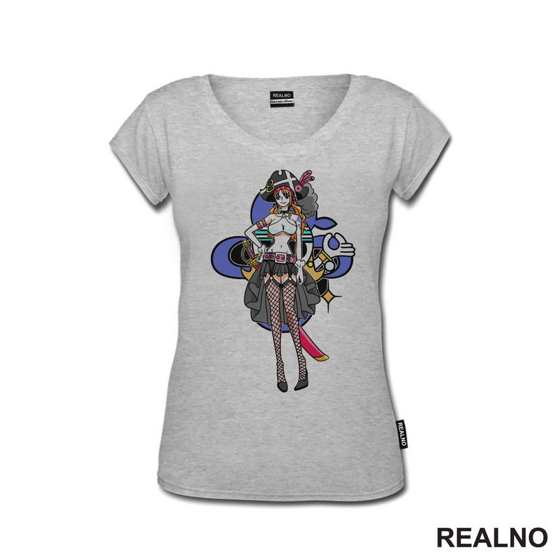 Nami And Skull - One Piece