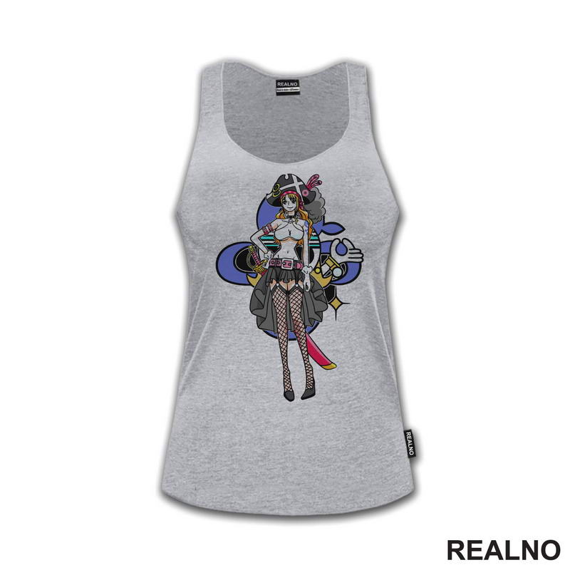 Nami And Skull - One Piece