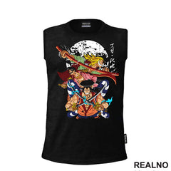 Kouzuki Oden, Gol D. Roger And Whitebeard - One Piece