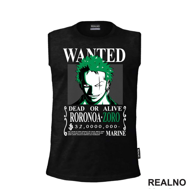 Wanted - Roronoa Zoro - One Piece