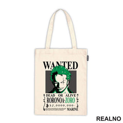Wanted - Roronoa Zoro - One Piece
