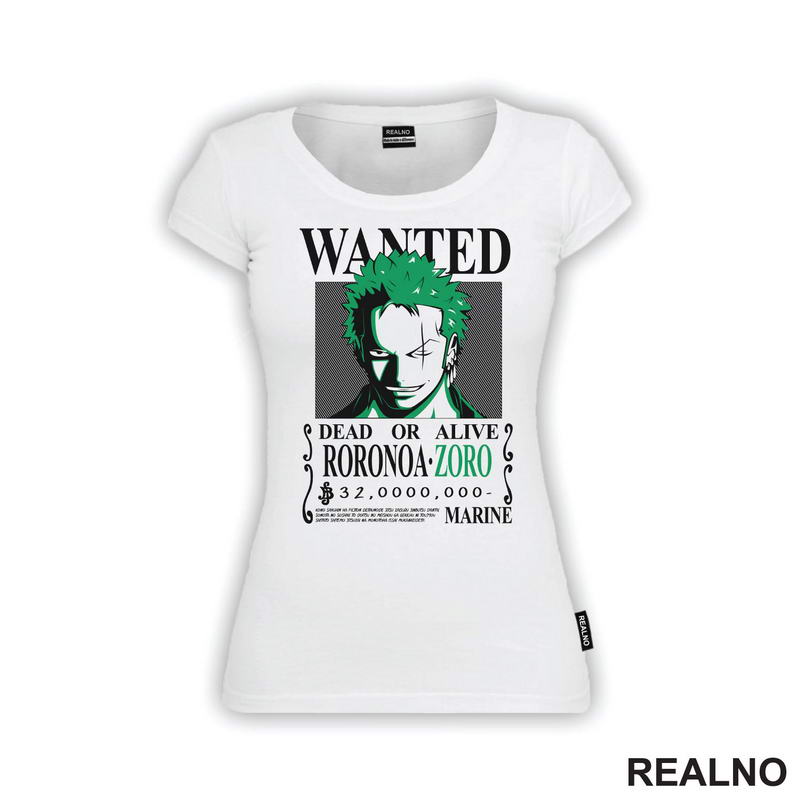 Wanted - Roronoa Zoro - One Piece