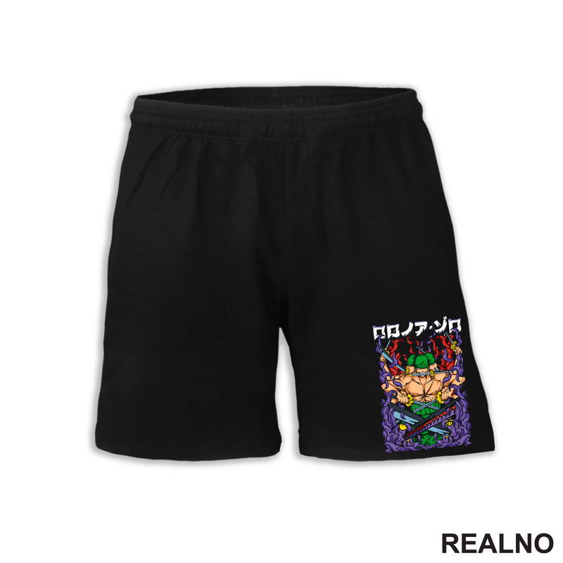 Purple Fire - Roronoa Zoro - One Piece