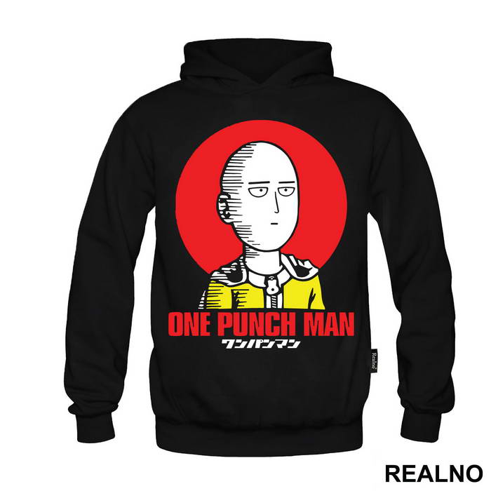 Saitama Red Moon OK - One Punch Man - Majica