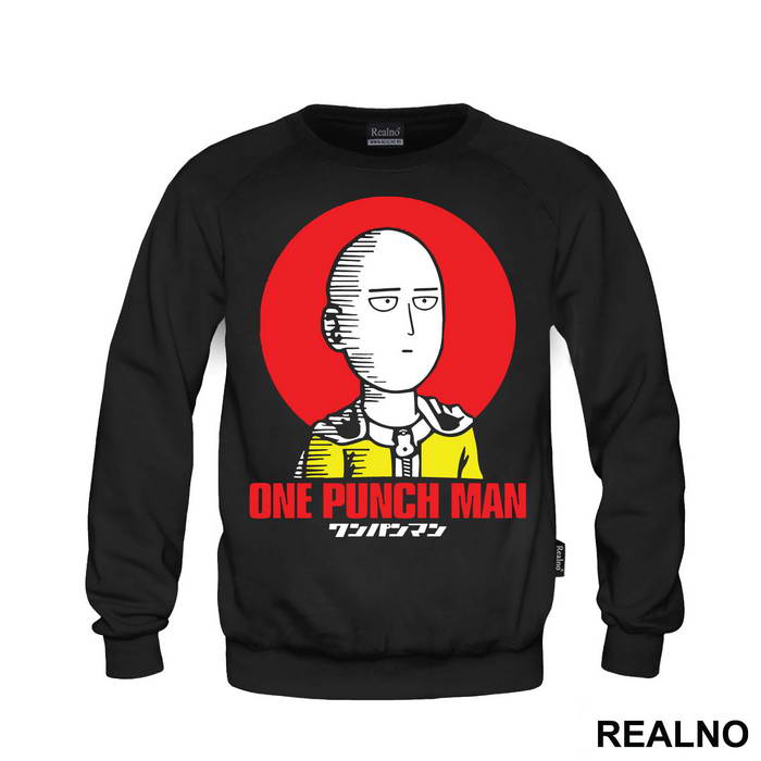 Saitama Red Moon OK - One Punch Man - Majica