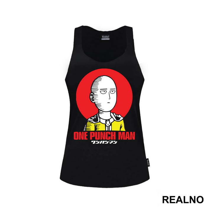Saitama Red Moon OK - One Punch Man - Majica