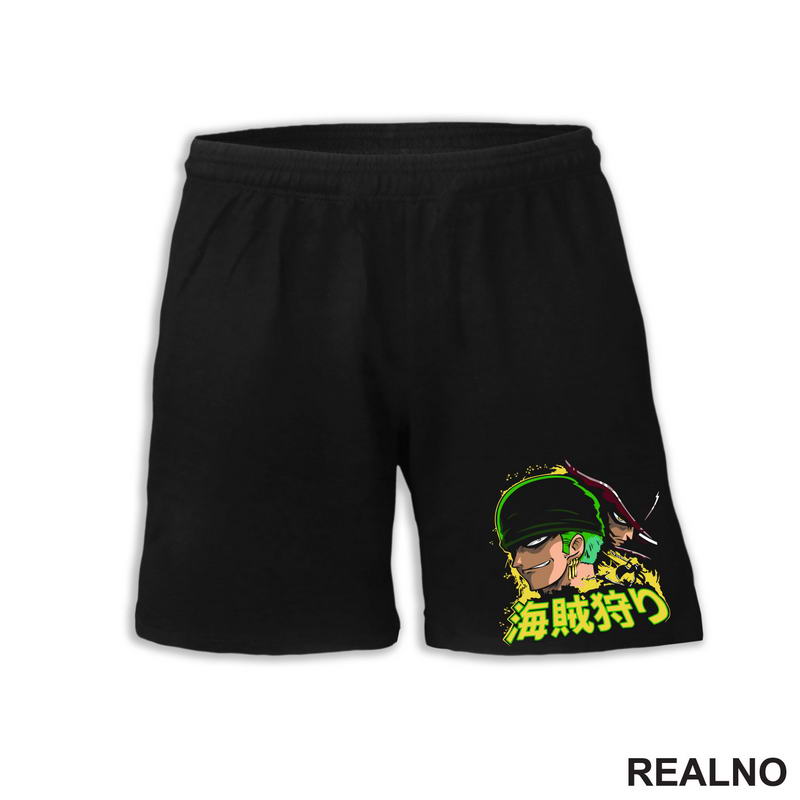 Zoro And Mihawk - One Piece