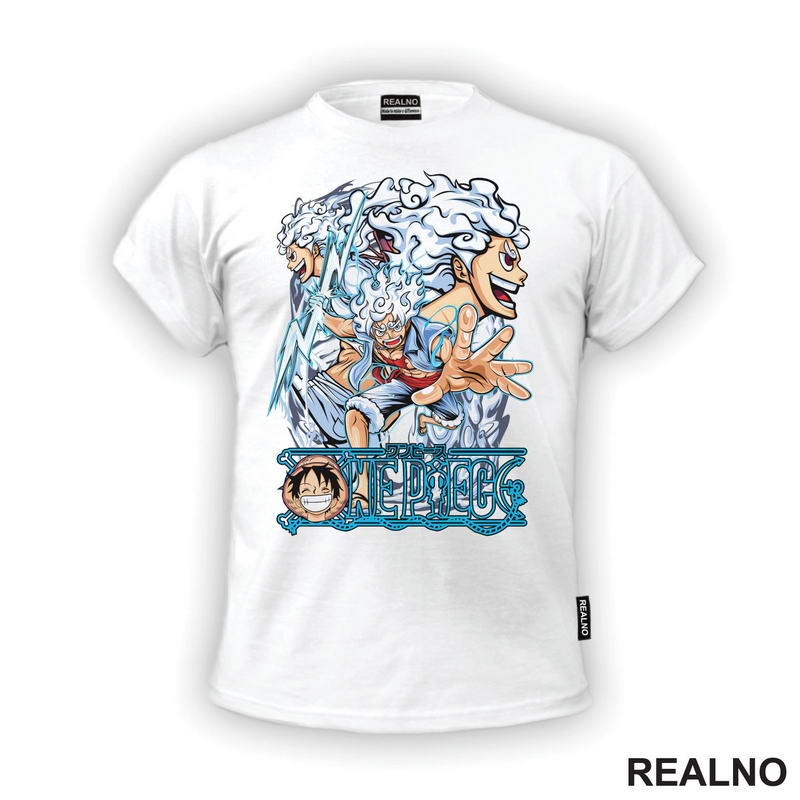 Nika - Luffy - Blue - One Piece
