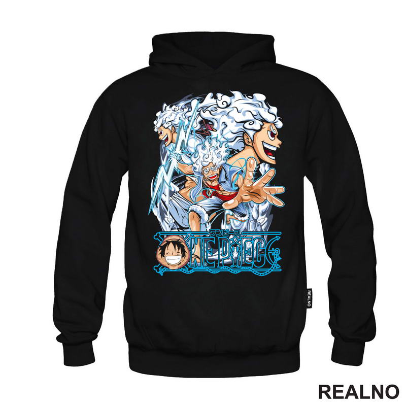 Nika - Luffy - Blue - One Piece