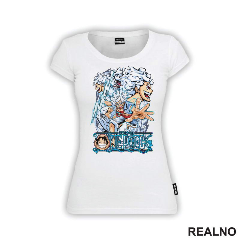 Nika - Luffy - Blue - One Piece