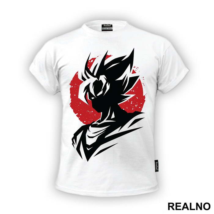 Red Moon Silhouette - Goku - Dragon Ball