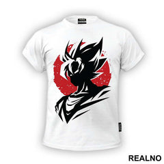 Red Moon Silhouette - Goku - Dragon Ball