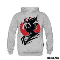 Red Moon Silhouette - Goku - Dragon Ball