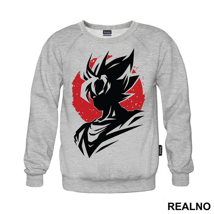 Red Moon Silhouette - Goku - Dragon Ball