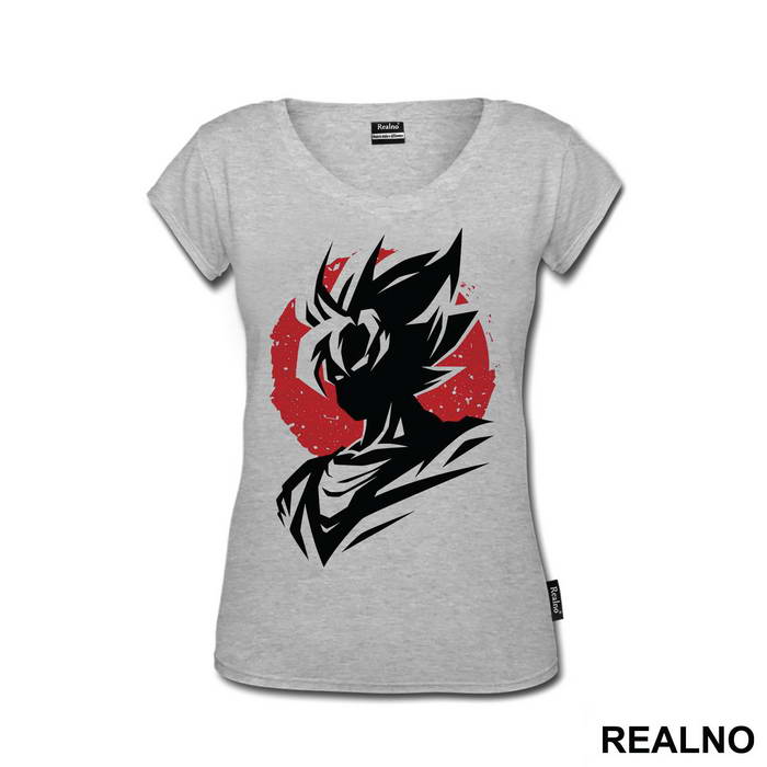 Red Moon Silhouette - Goku - Dragon Ball