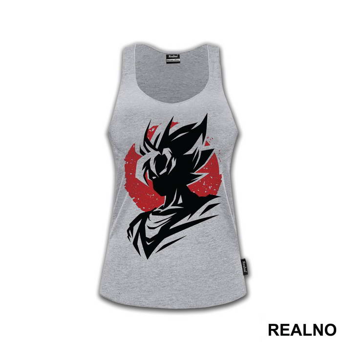 Red Moon Silhouette - Goku - Dragon Ball