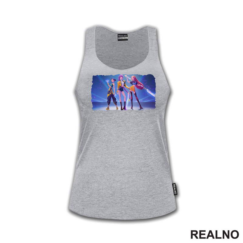 Rumi, Mira And Zoey - Blue - Huntrix - Kpop Demon Hunters