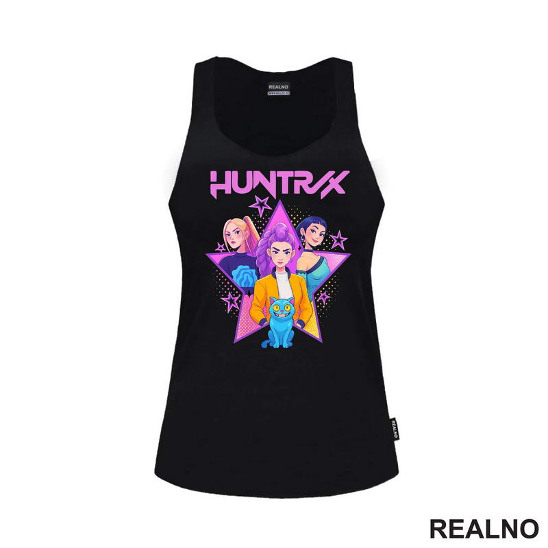 Rumi, Mira And Zoey - Purple Stars - Huntrix - Kpop Demon Hunters